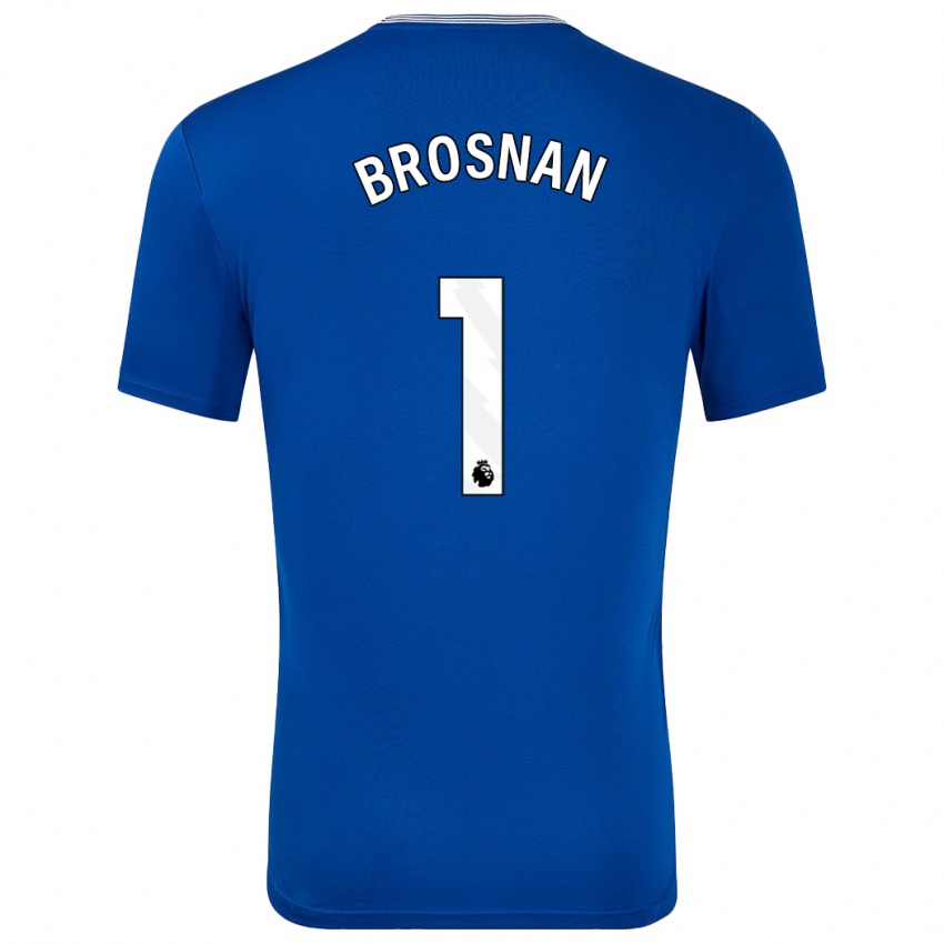 Kinderen Courtney Brosnan #1 Blauw Met Thuisshirt Thuistenue 2024/25 T-Shirt