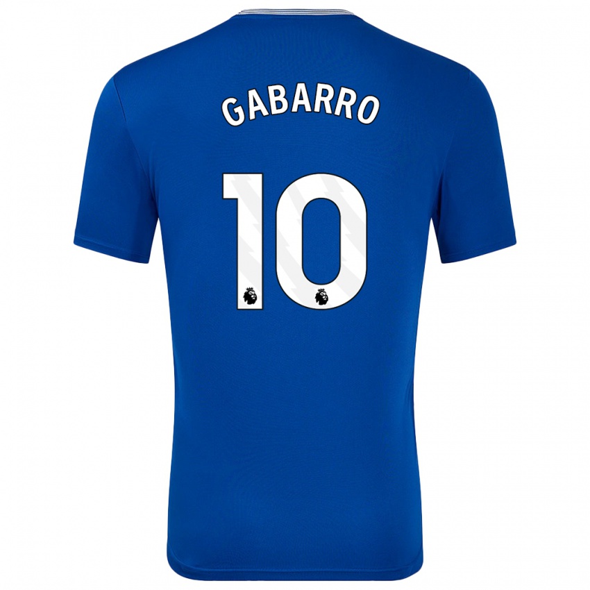 Kinderen Inma Gabarro #10 Blauw Met Thuisshirt Thuistenue 2024/25 T-Shirt