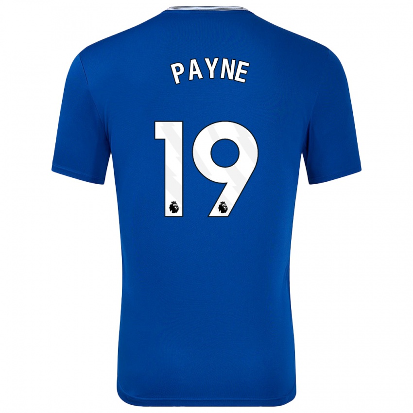 Kinderen Heather Payne #19 Blauw Met Thuisshirt Thuistenue 2024/25 T-Shirt