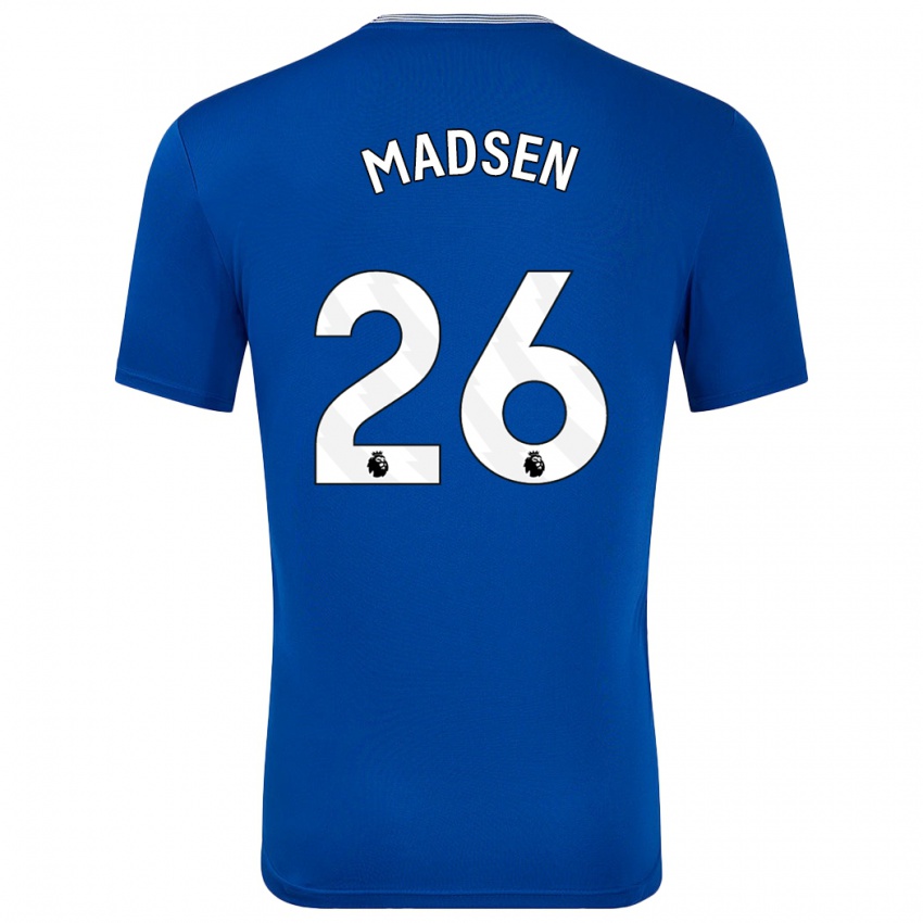 Kinderen Rikke Madsen #26 Blauw Met Thuisshirt Thuistenue 2024/25 T-Shirt