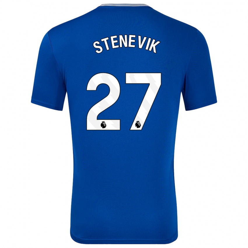 Kinderen Elise Stenevik #27 Blauw Met Thuisshirt Thuistenue 2024/25 T-Shirt