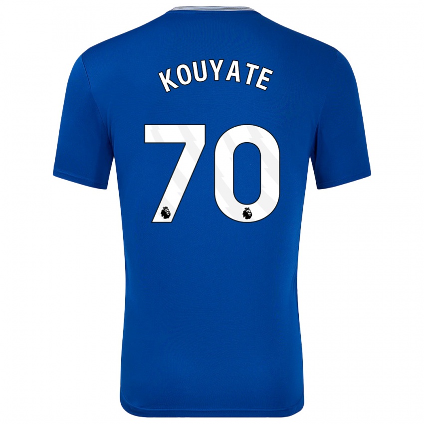 Kinderen Katia Kouyate #70 Blauw Met Thuisshirt Thuistenue 2024/25 T-Shirt