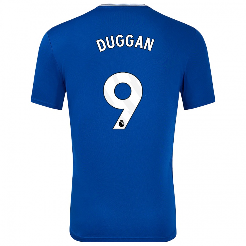 Kinderen Toni Duggan #9 Blauw Met Thuisshirt Thuistenue 2024/25 T-Shirt