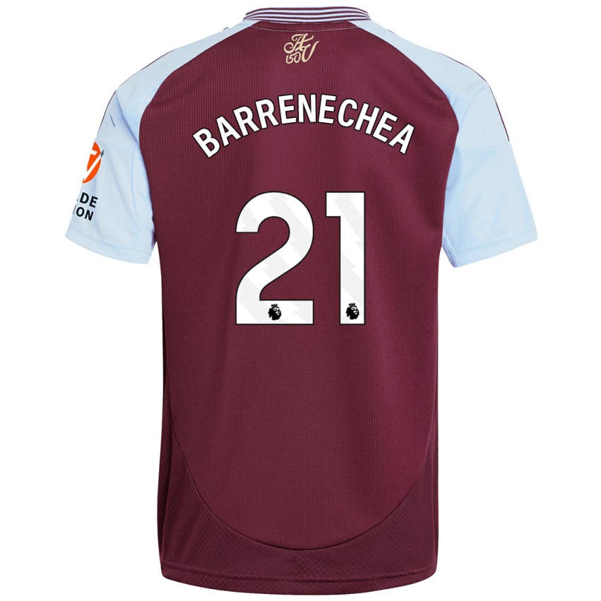 Kinderen Enzo Barrenechea #21 Bordeaux Hemelsblauw Thuisshirt Thuistenue 2024/25 T-Shirt