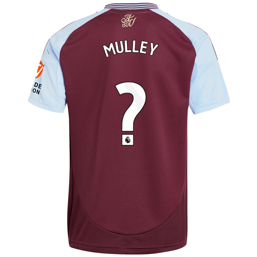 Kinderen Trai-Varn Mulley #0 Bordeaux Hemelsblauw Thuisshirt Thuistenue 2024/25 T-Shirt