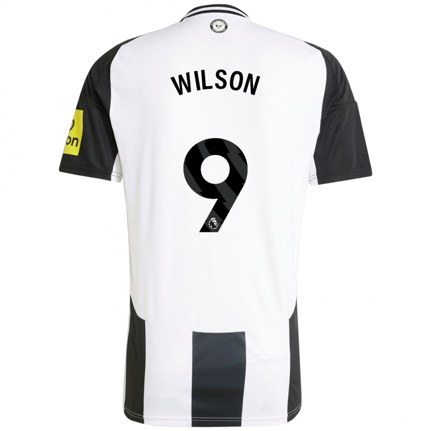 Kinderen Callum Wilson #9 Wit Zwart Thuisshirt Thuistenue 2024/25 T-Shirt