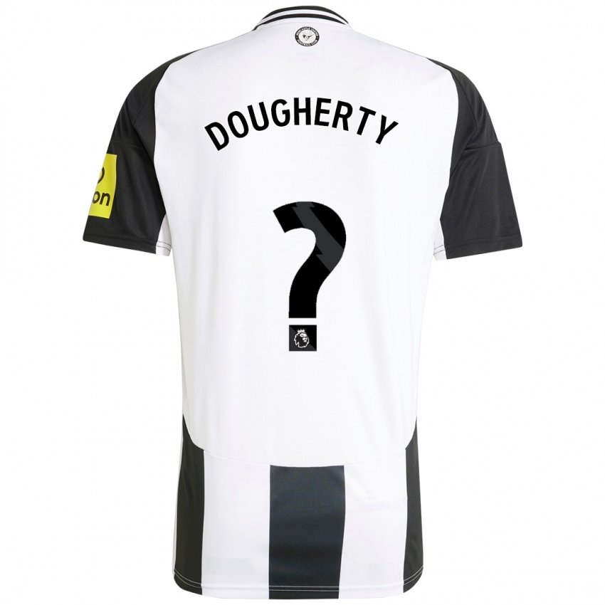 Kinderen Ryan Dougherty #0 Wit Zwart Thuisshirt Thuistenue 2024/25 T-Shirt