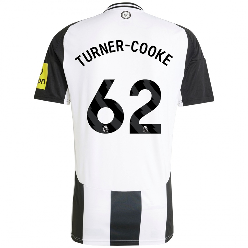 Kinderen Jay Turner-Cooke #62 Wit Zwart Thuisshirt Thuistenue 2024/25 T-Shirt