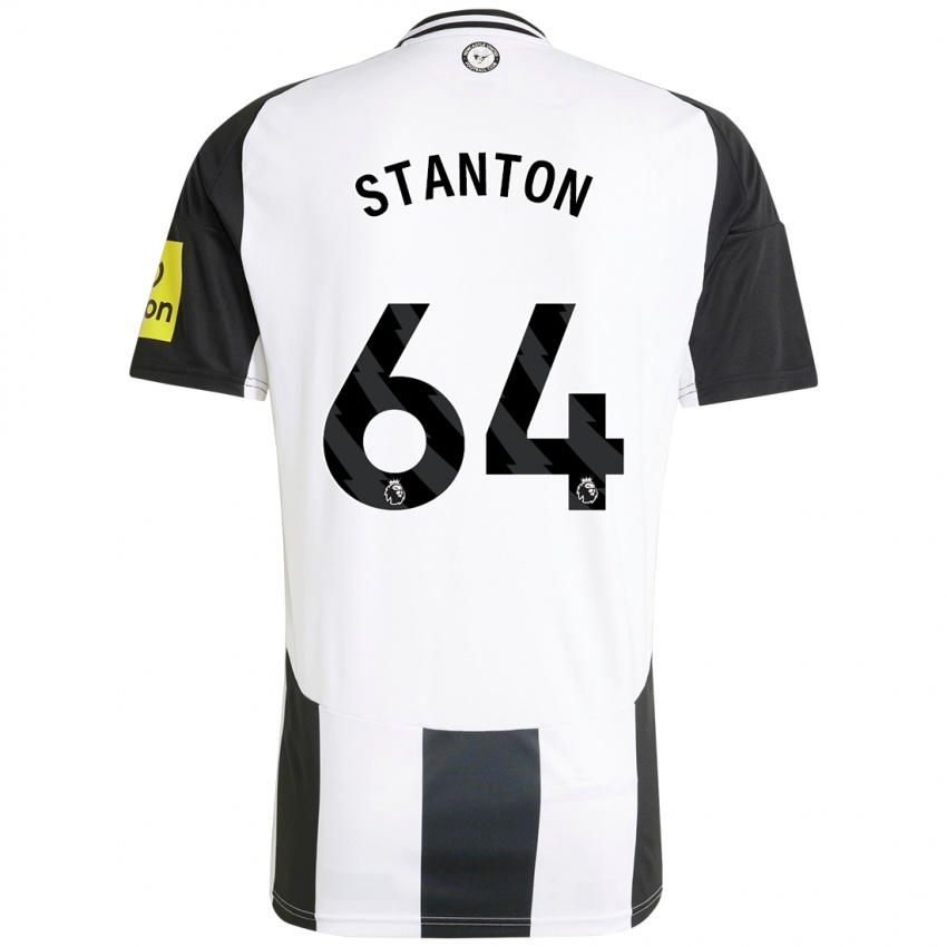 Kinderen Ellis Stanton #64 Wit Zwart Thuisshirt Thuistenue 2024/25 T-Shirt