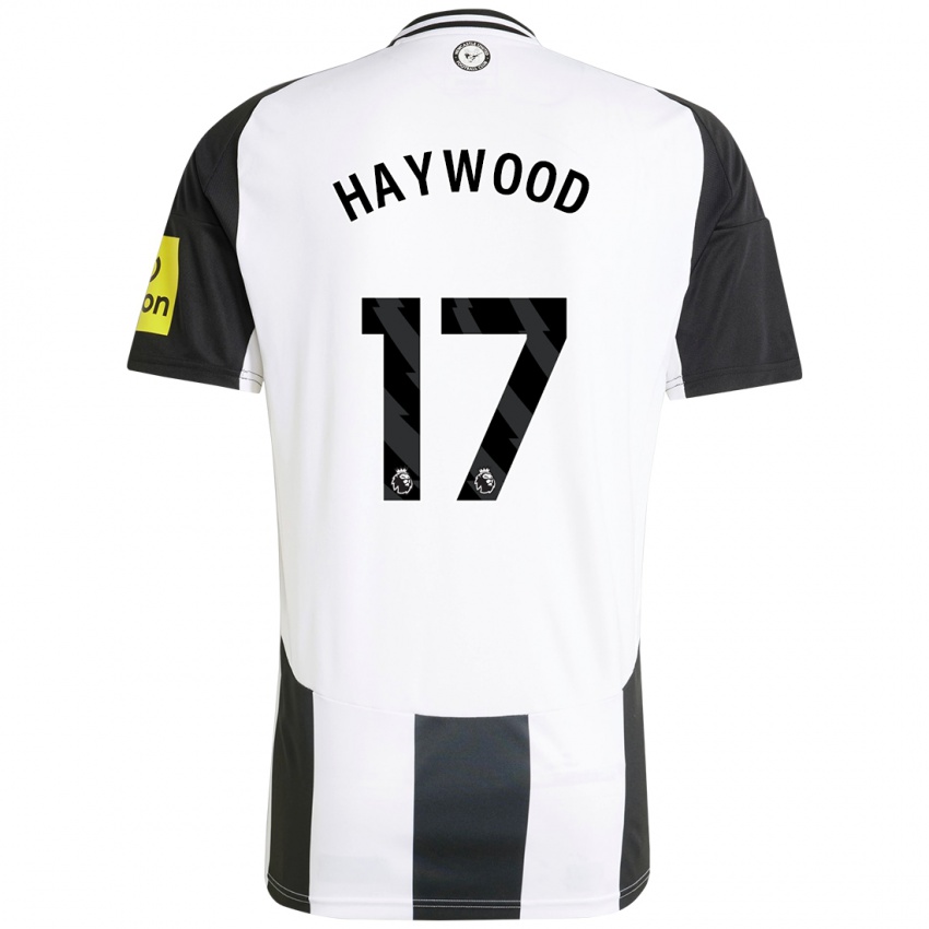 Kinderen Sophie Haywood #17 Wit Zwart Thuisshirt Thuistenue 2024/25 T-Shirt