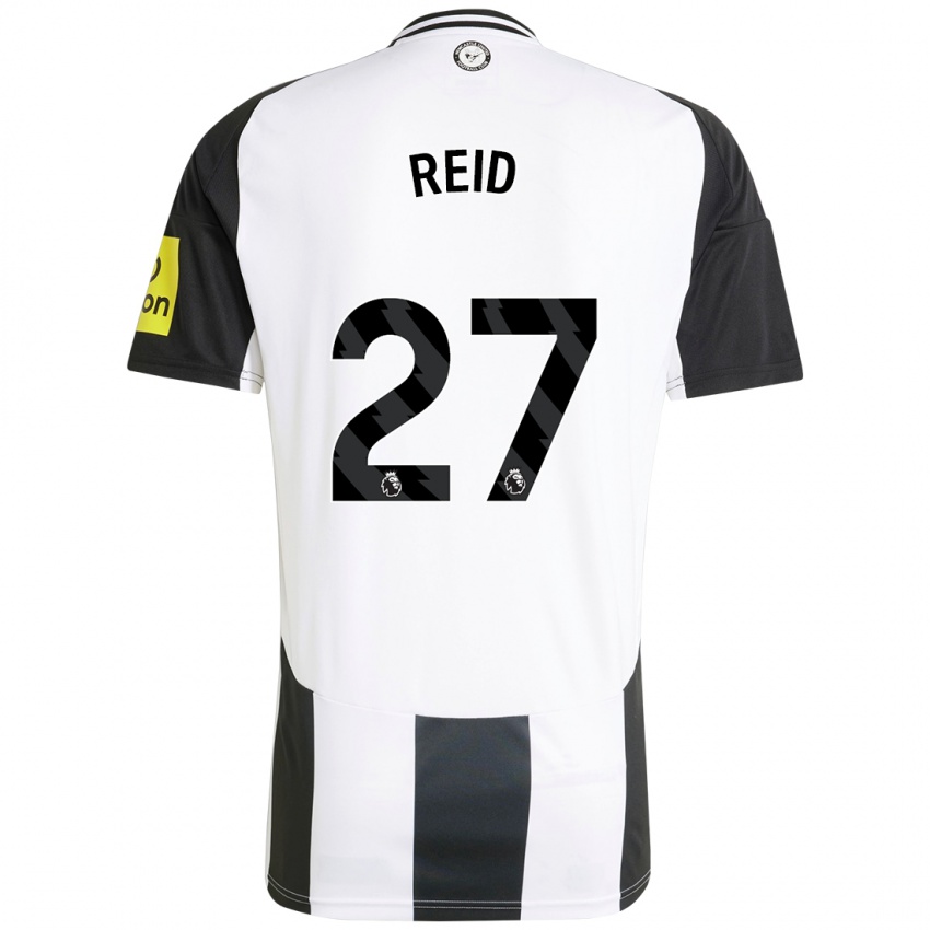 Kinderen Hannah Reid #27 Wit Zwart Thuisshirt Thuistenue 2024/25 T-Shirt