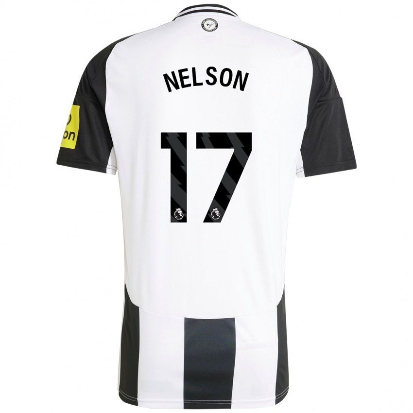 Kinderen Erin Nelson #17 Wit Zwart Thuisshirt Thuistenue 2024/25 T-Shirt