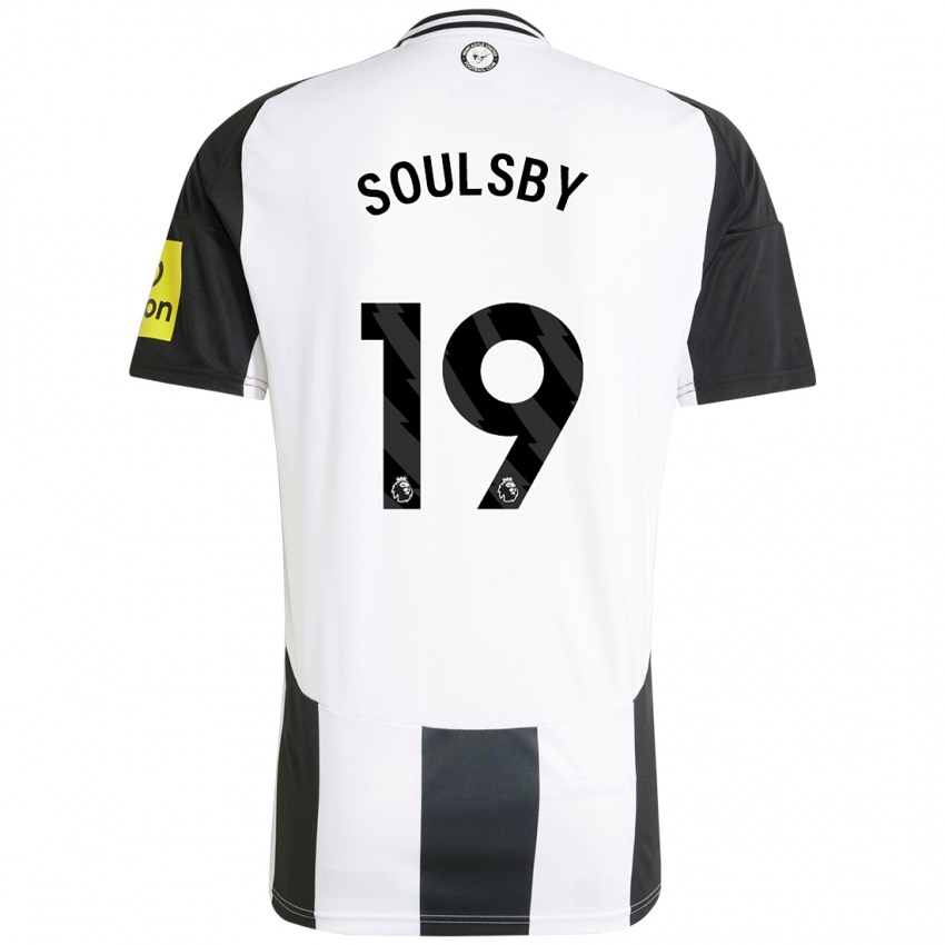 Kinderen Anna Soulsby #19 Wit Zwart Thuisshirt Thuistenue 2024/25 T-Shirt