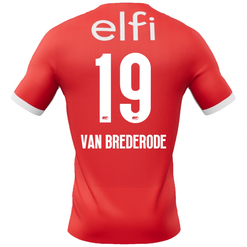 Kinderen Myron Van Brederode #19 Rood Wit Thuisshirt Thuistenue 2024/25 T-Shirt