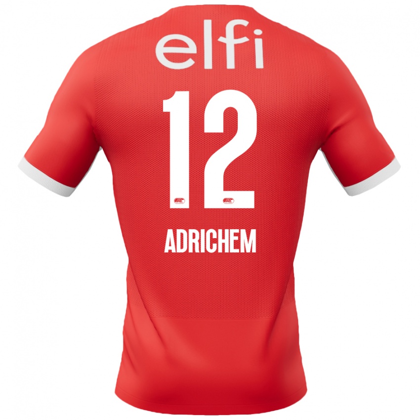 Kinderen Mees Adrichem #12 Rood Wit Thuisshirt Thuistenue 2024/25 T-Shirt