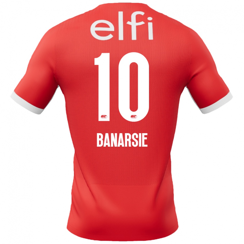 Kinderen Amy Banarsie #10 Rood Wit Thuisshirt Thuistenue 2024/25 T-Shirt