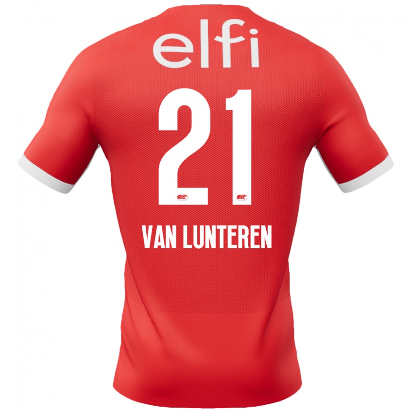 Kinderen Desiree Van Lunteren #21 Rood Wit Thuisshirt Thuistenue 2024/25 T-Shirt