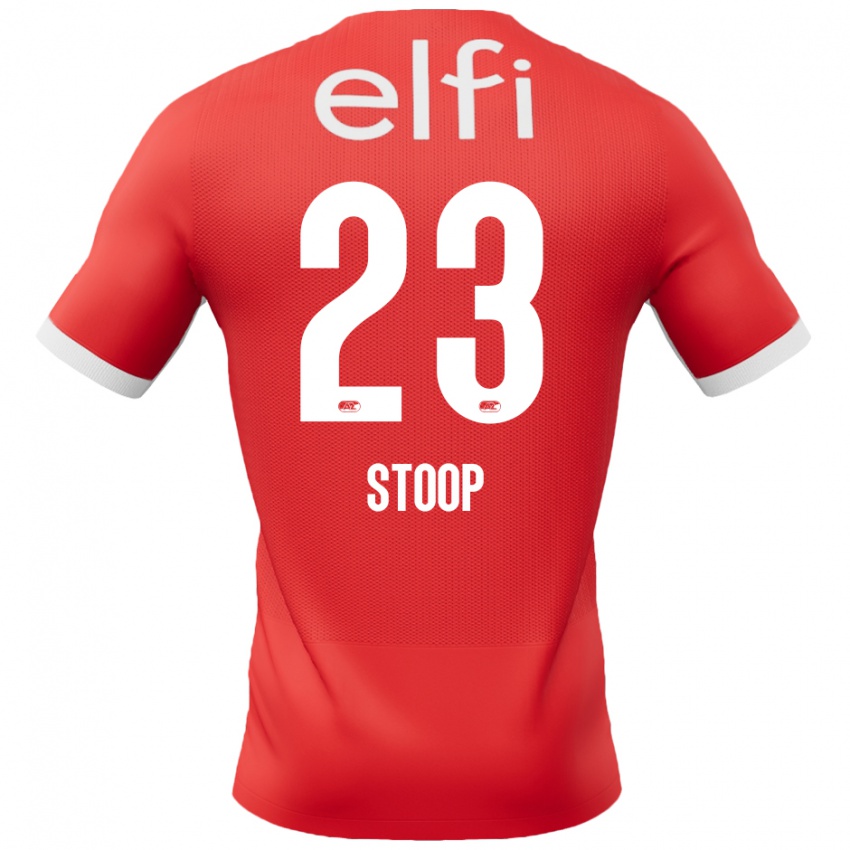 Kinderen Maudy Stoop #23 Rood Wit Thuisshirt Thuistenue 2024/25 T-Shirt