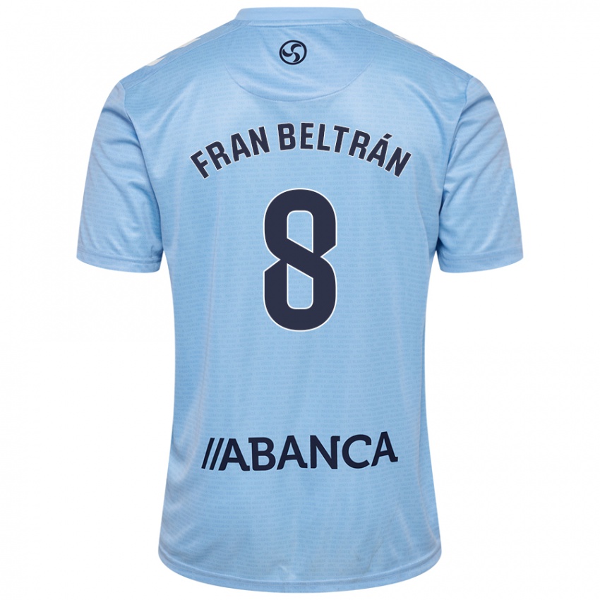 Kinderen Fran Beltrán #8 Hemelsblauw Thuisshirt Thuistenue 2024/25 T-Shirt