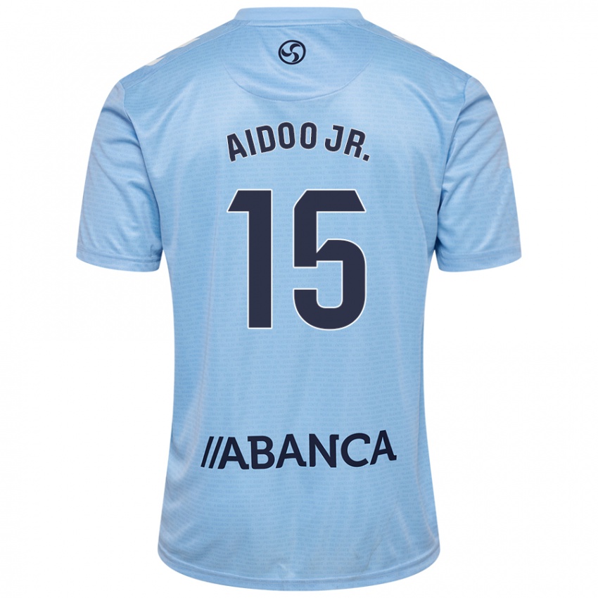 Kinderen Joseph Aidoo #15 Hemelsblauw Thuisshirt Thuistenue 2024/25 T-Shirt