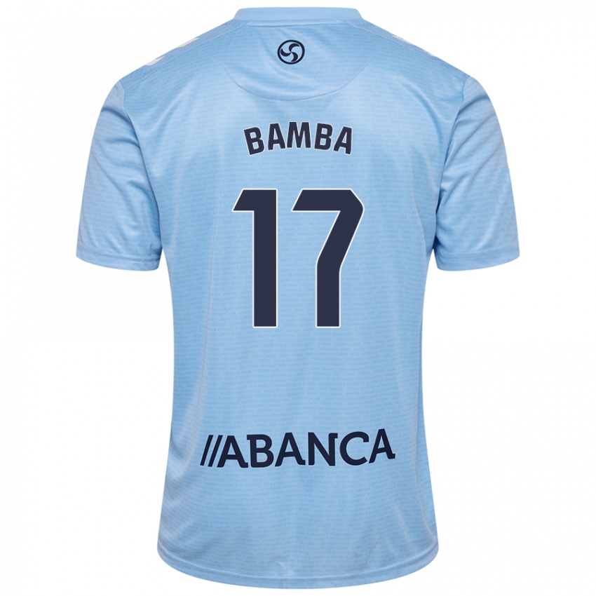 Kinderen Jonathan Bamba #17 Hemelsblauw Thuisshirt Thuistenue 2024/25 T-Shirt