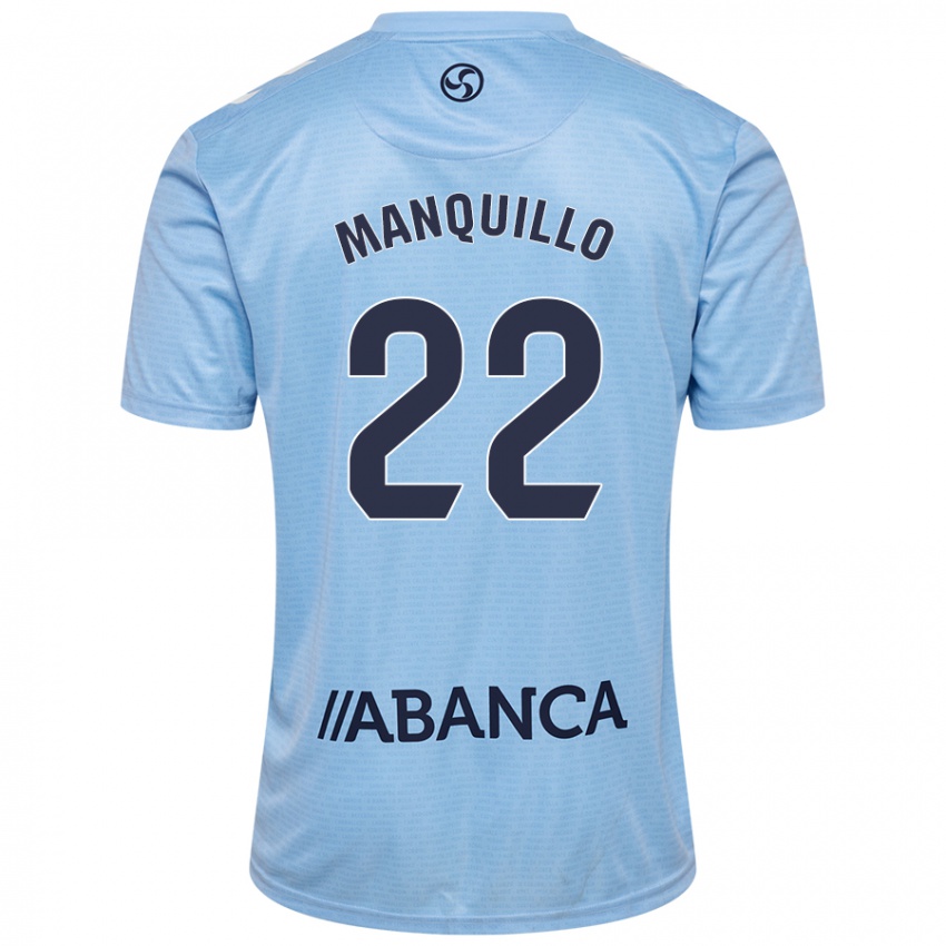 Kinderen Javier Manquillo #22 Hemelsblauw Thuisshirt Thuistenue 2024/25 T-Shirt