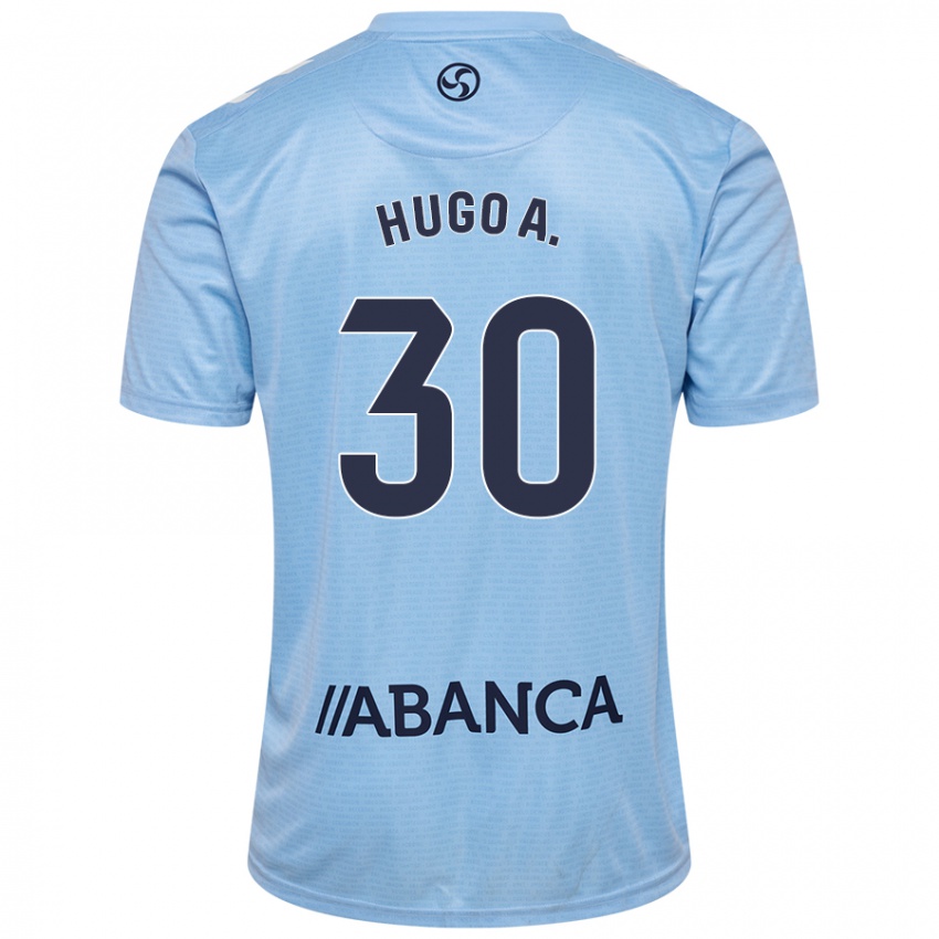 Kinderen Hugo Álvarez #30 Hemelsblauw Thuisshirt Thuistenue 2024/25 T-Shirt