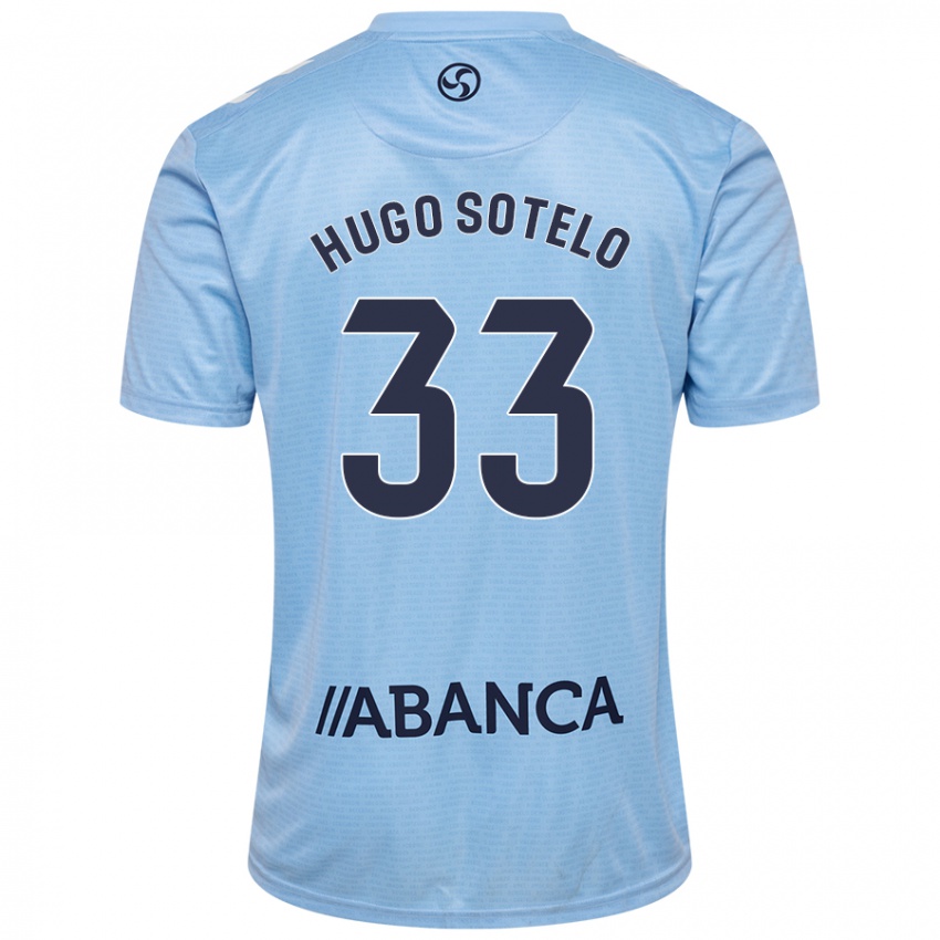 Kinderen Hugo Sotelo #33 Hemelsblauw Thuisshirt Thuistenue 2024/25 T-Shirt