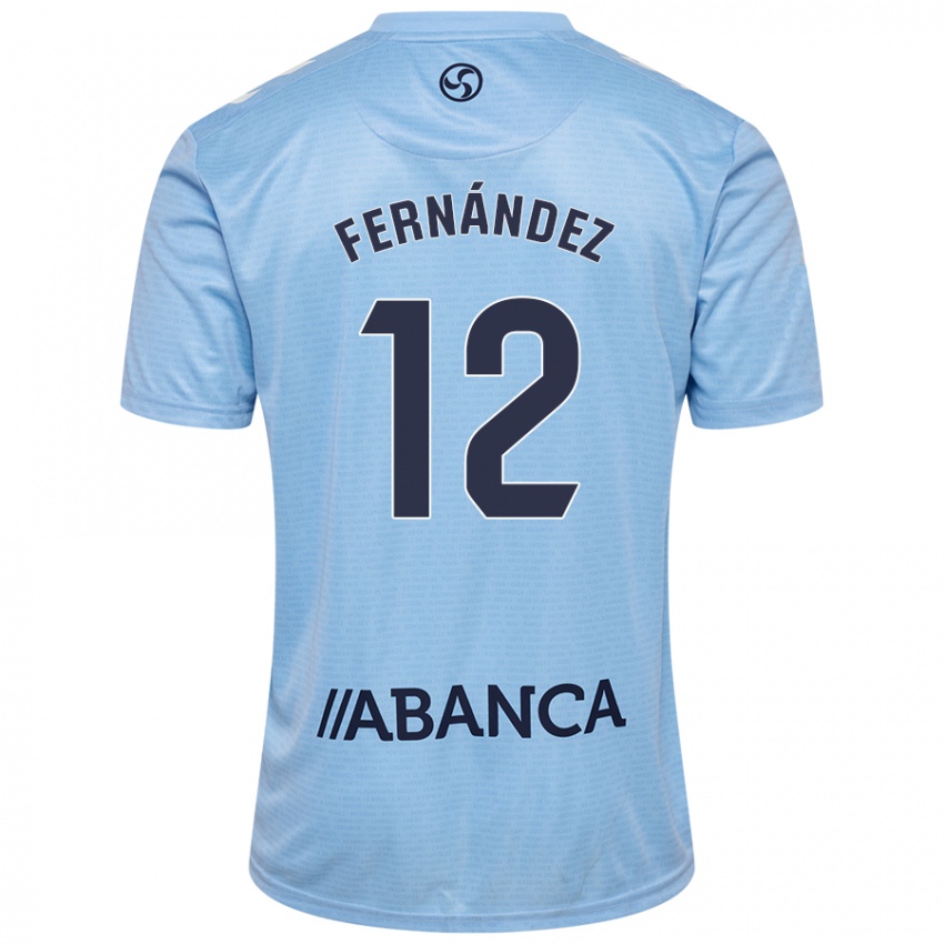 Kinderen Manu Fernández #12 Hemelsblauw Thuisshirt Thuistenue 2024/25 T-Shirt