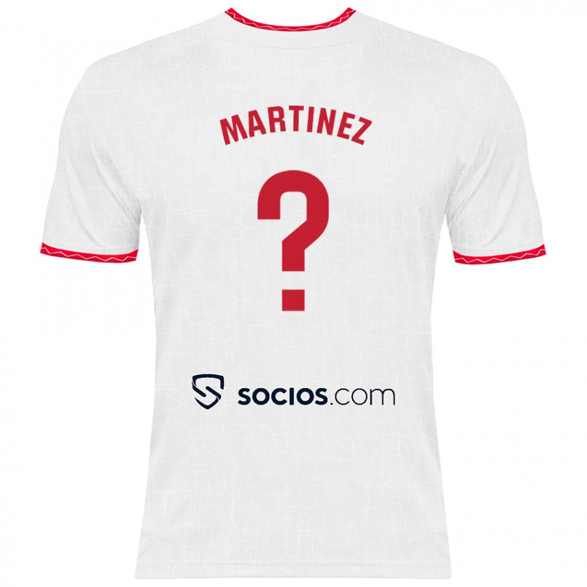 Kinderen Mario Martínez #0 Wit Rood Thuisshirt Thuistenue 2024/25 T-Shirt