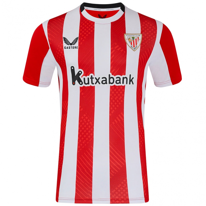 Kinderen Nico Williams #10 Rood Wit Thuisshirt Thuistenue 2024/25 T-Shirt