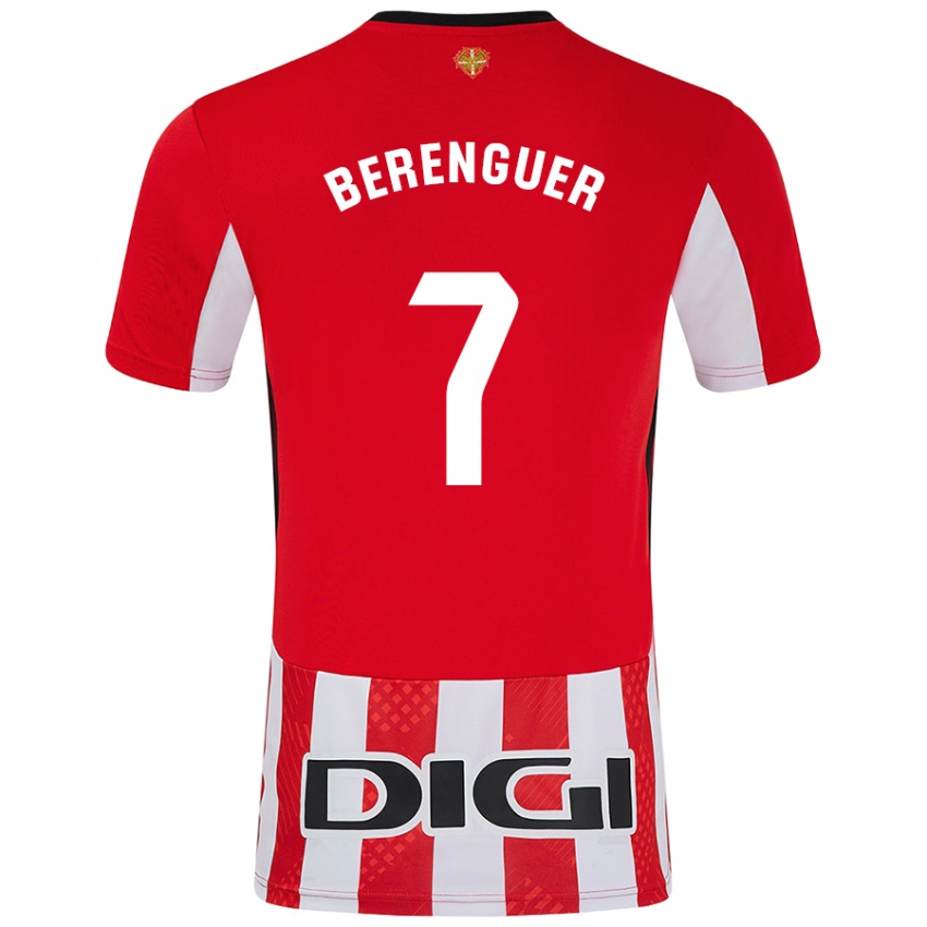 Kinderen Álex Berenguer #7 Rood Wit Thuisshirt Thuistenue 2024/25 T-Shirt