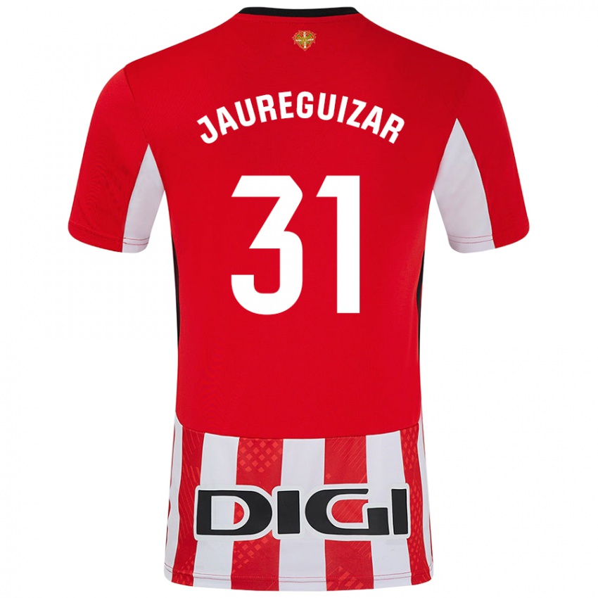 Kinderen Mikel Jauregizar #31 Rood Wit Thuisshirt Thuistenue 2024/25 T-Shirt