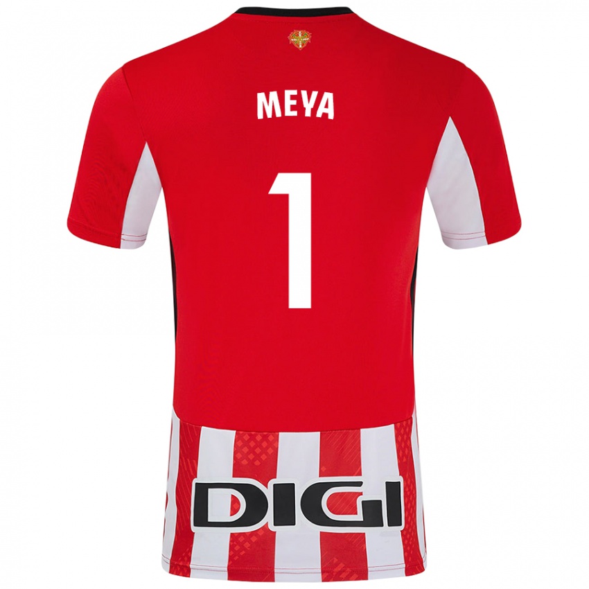 Kinderen Aina Meya Bellot #1 Rood Wit Thuisshirt Thuistenue 2024/25 T-Shirt