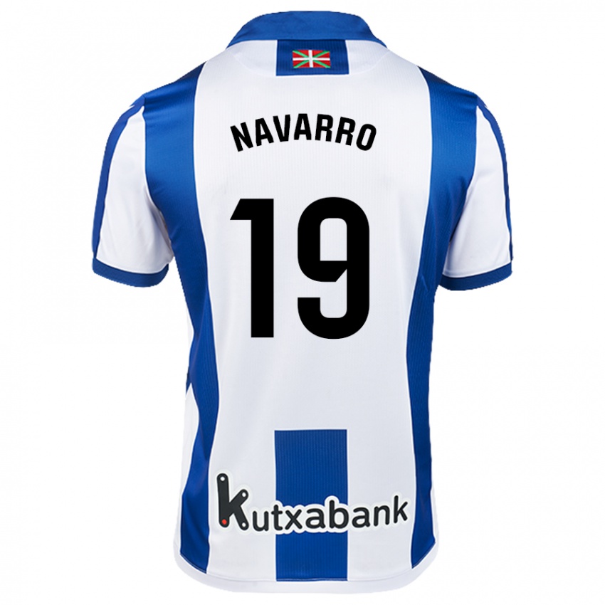 Kinderen Lorena Navarro #19 Wit Blauw Thuisshirt Thuistenue 2024/25 T-Shirt