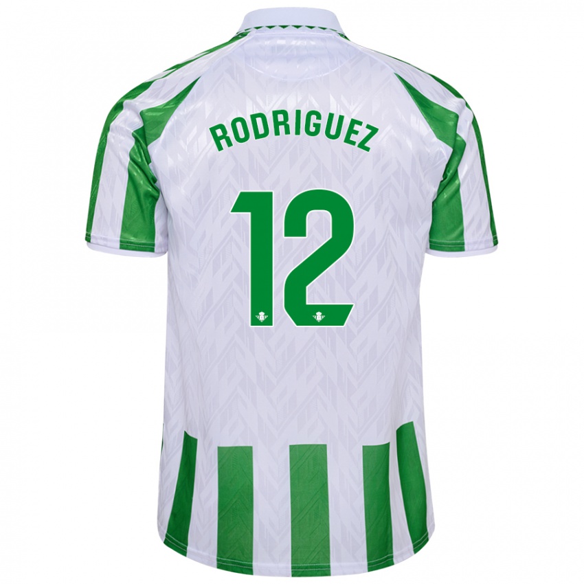 Kinderen Ricardo Rodríguez #12 Groen Witte Strepen Thuisshirt Thuistenue 2024/25 T-Shirt