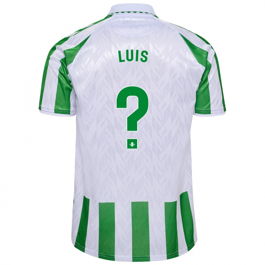 Kinderen Jorge Luis #0 Groen Witte Strepen Thuisshirt Thuistenue 2024/25 T-Shirt