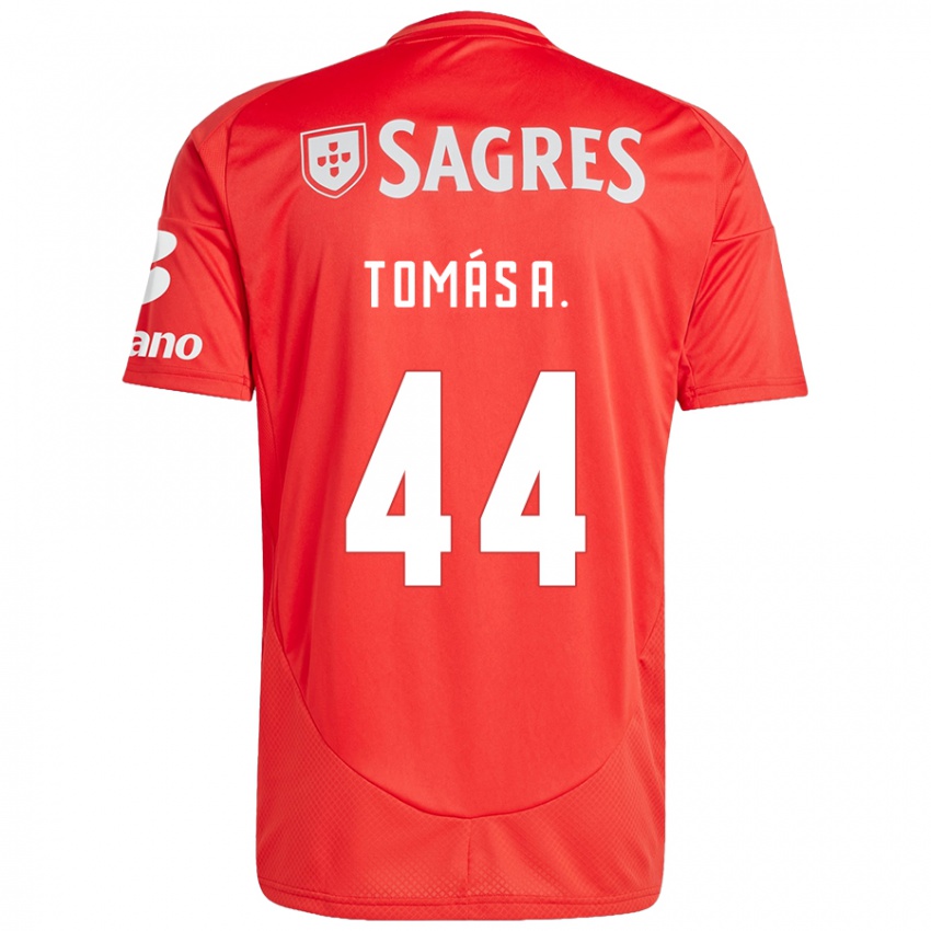 Kinderen Tomás Araújo #44 Rood Wit Thuisshirt Thuistenue 2024/25 T-Shirt