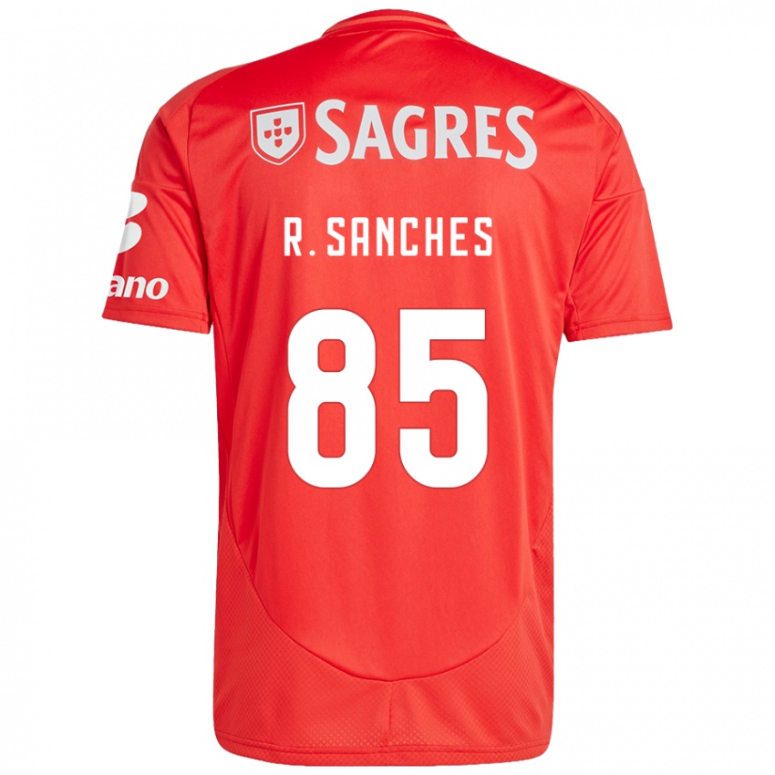 Kinderen Renato Sanches #85 Rood Wit Thuisshirt Thuistenue 2024/25 T-Shirt