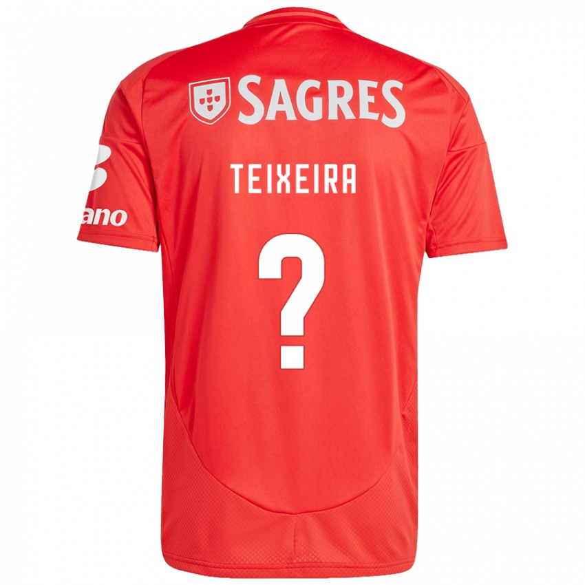 Kinderen Ricardo Teixeira #0 Rood Wit Thuisshirt Thuistenue 2024/25 T-Shirt