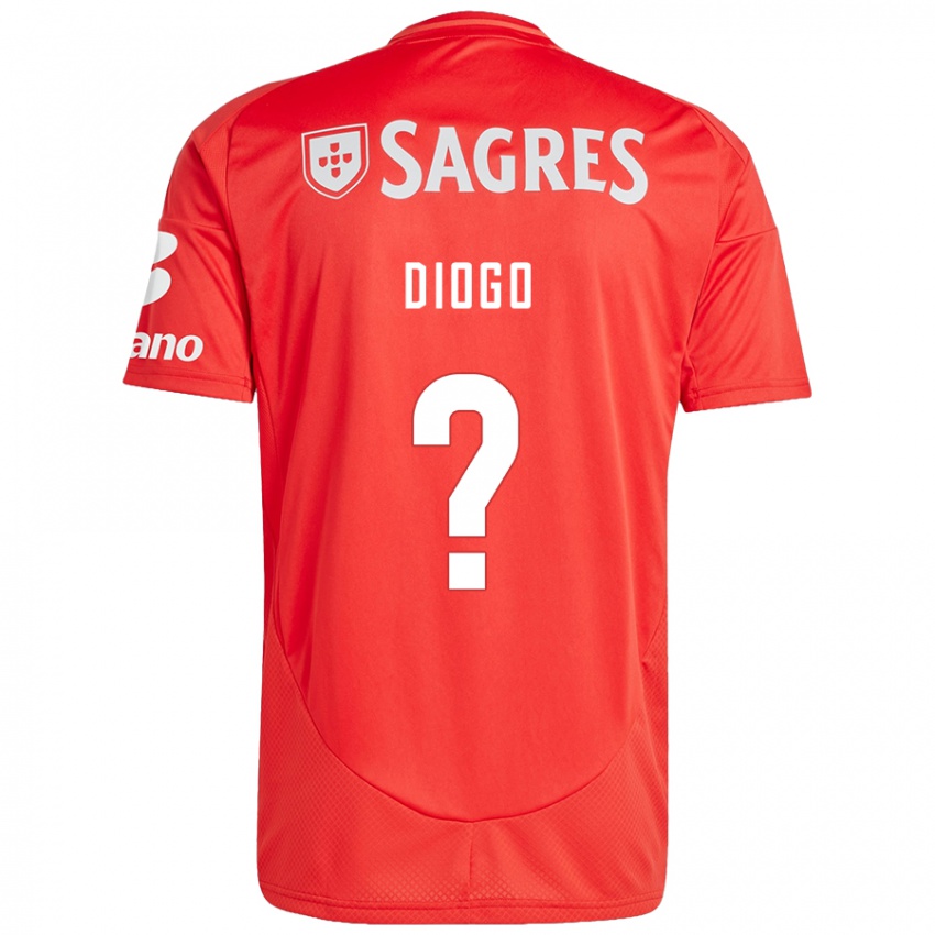 Kinderen Diogo Ferreira #0 Rood Wit Thuisshirt Thuistenue 2024/25 T-Shirt