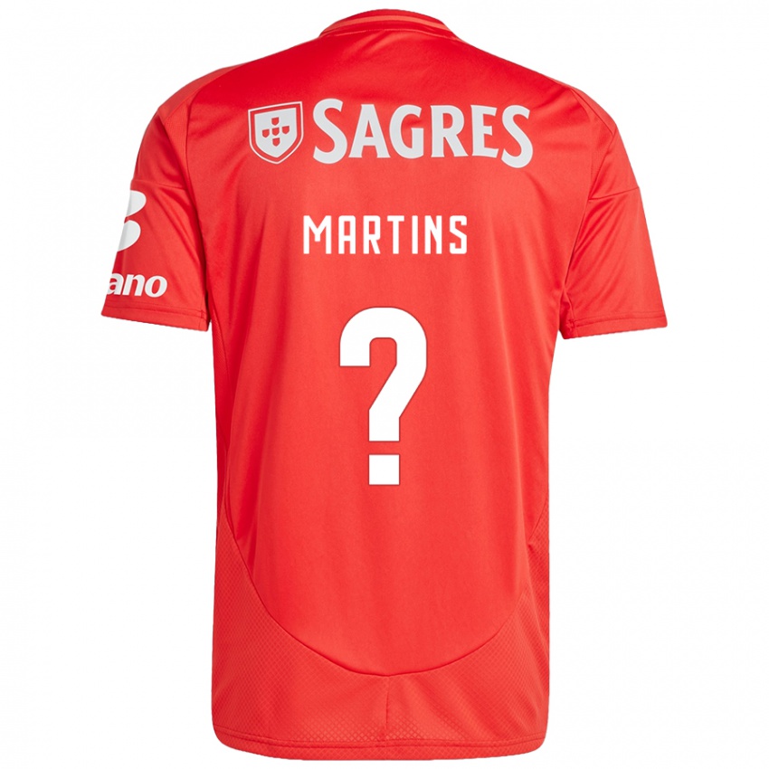 Kinderen Leandro Martins #0 Rood Wit Thuisshirt Thuistenue 2024/25 T-Shirt