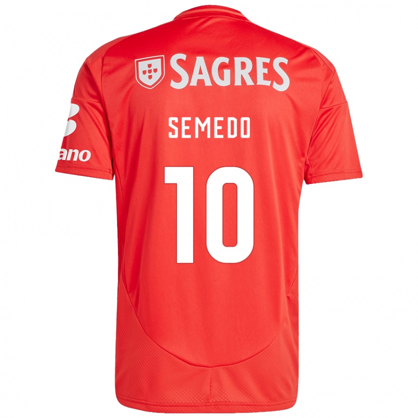 Kinderen Andreson Semedo #10 Rood Wit Thuisshirt Thuistenue 2024/25 T-Shirt