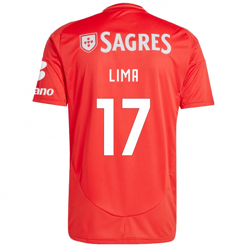 Kinderen Ivan Lima #17 Rood Wit Thuisshirt Thuistenue 2024/25 T-Shirt