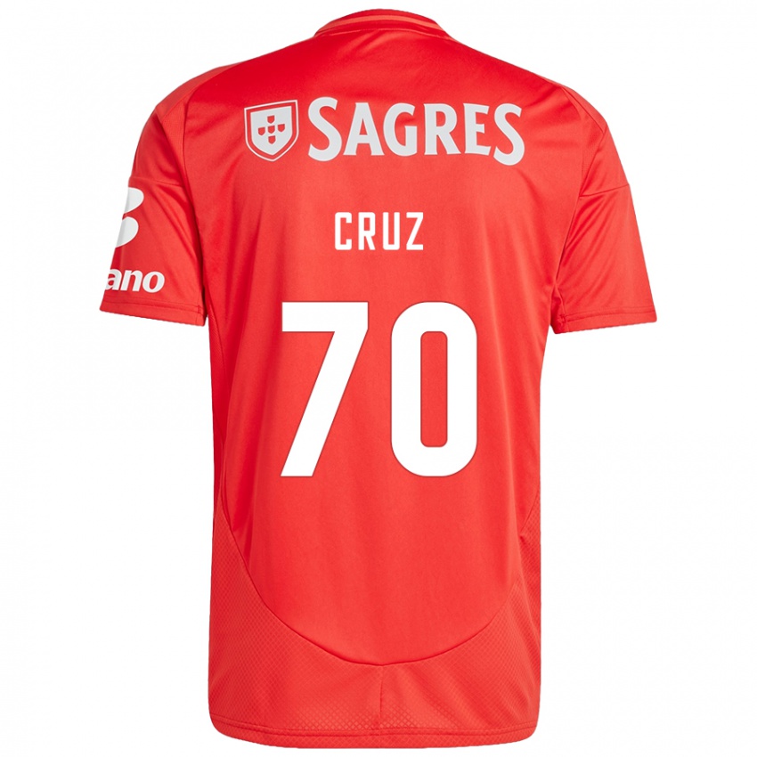 Kinderen Filipe Cruz #70 Rood Wit Thuisshirt Thuistenue 2024/25 T-Shirt