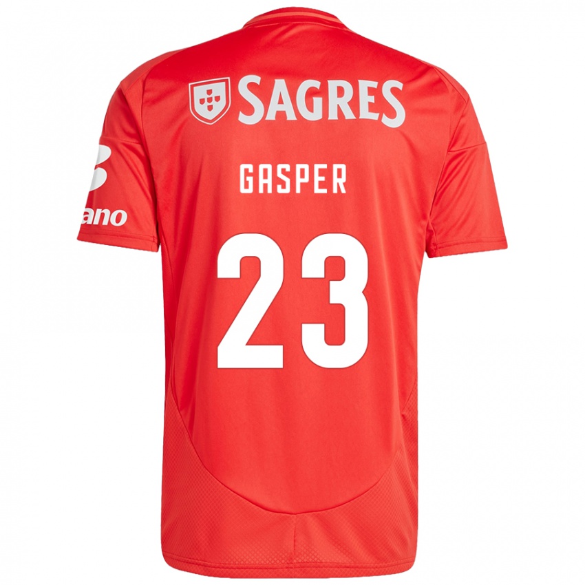 Kinderen Anna Gasper #23 Rood Wit Thuisshirt Thuistenue 2024/25 T-Shirt