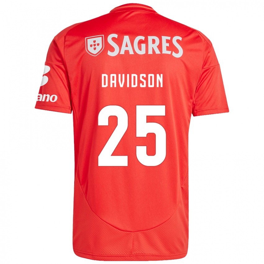 Kinderen Chandra Davidson #25 Rood Wit Thuisshirt Thuistenue 2024/25 T-Shirt