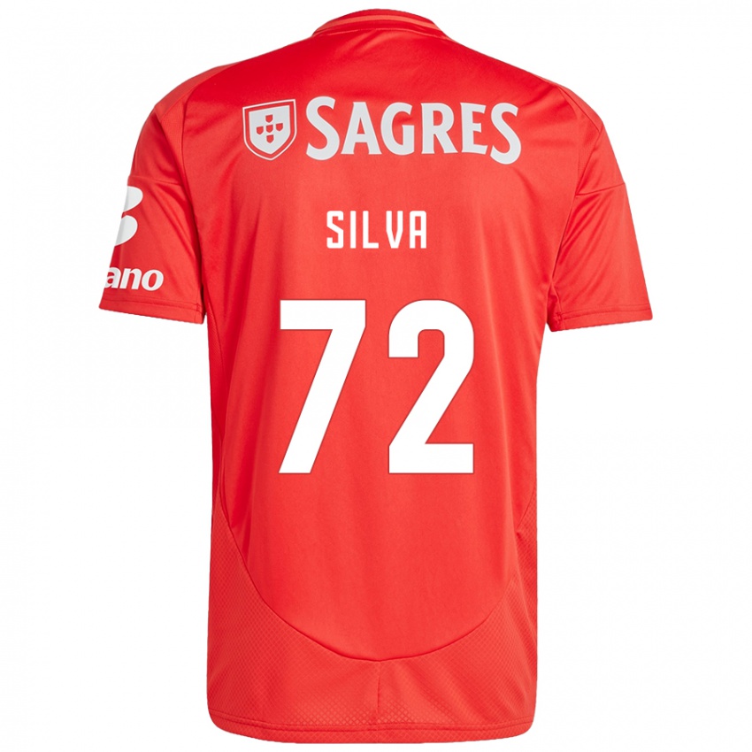 Kinderen Matilde Silva #72 Rood Wit Thuisshirt Thuistenue 2024/25 T-Shirt