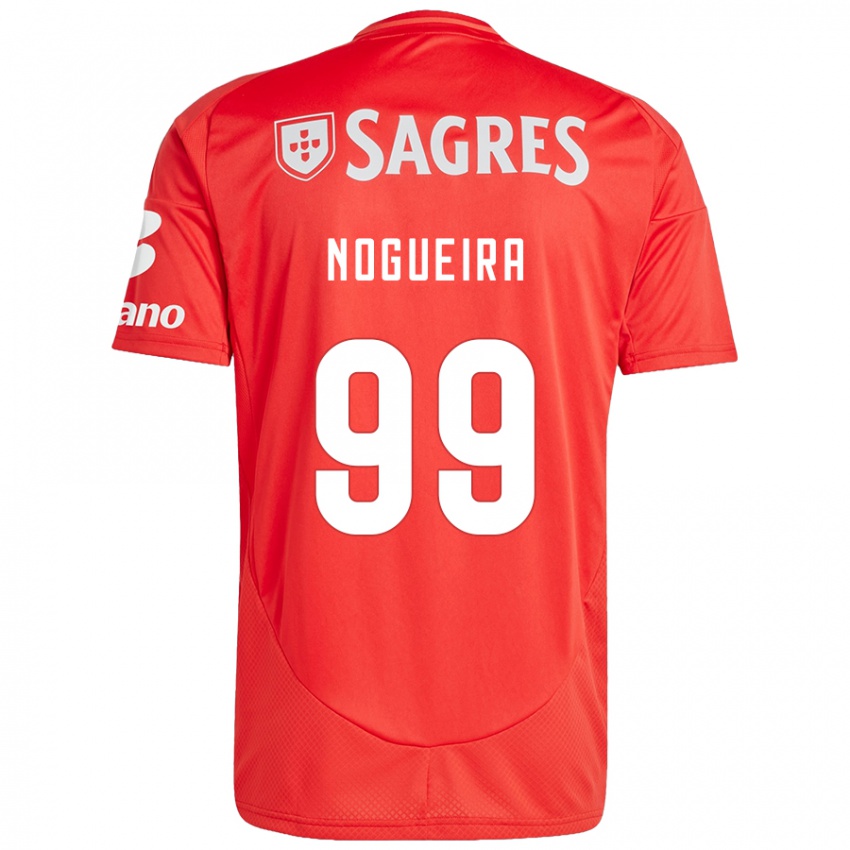 Kinderen Beatriz Nogueira #99 Rood Wit Thuisshirt Thuistenue 2024/25 T-Shirt