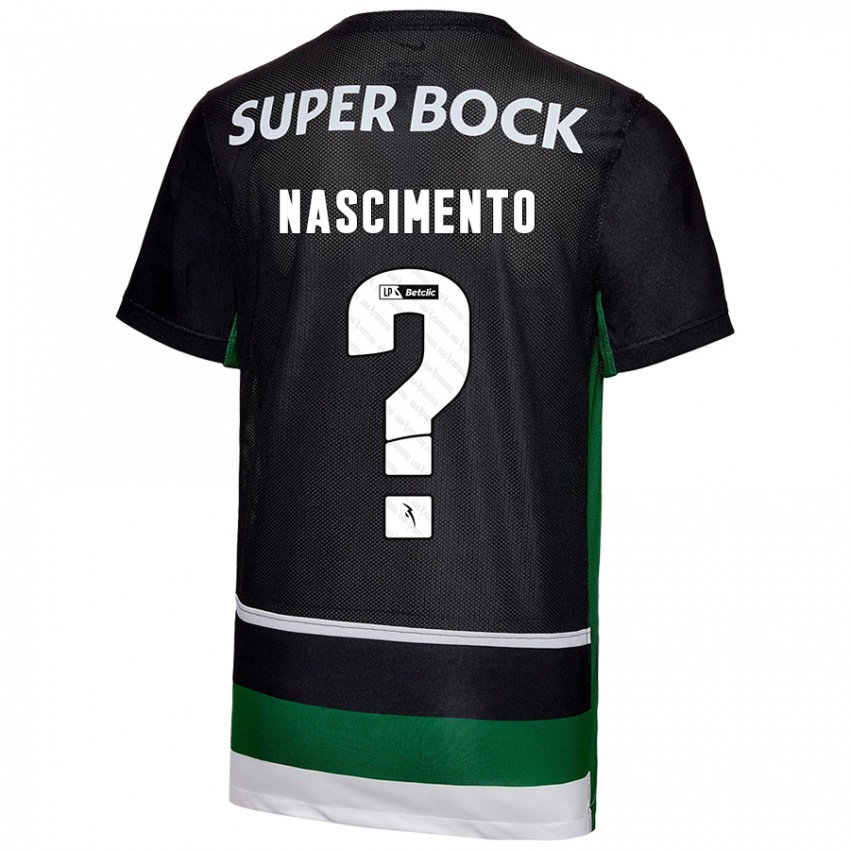 Kinderen Sandro Nascimento #0 Zwart Wit Groen Thuisshirt Thuistenue 2024/25 T-Shirt